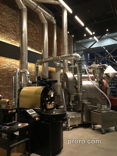 咖啡烘焙机 无烟无味 后燃机 安装案例 - ediya coffee咖啡工厂店